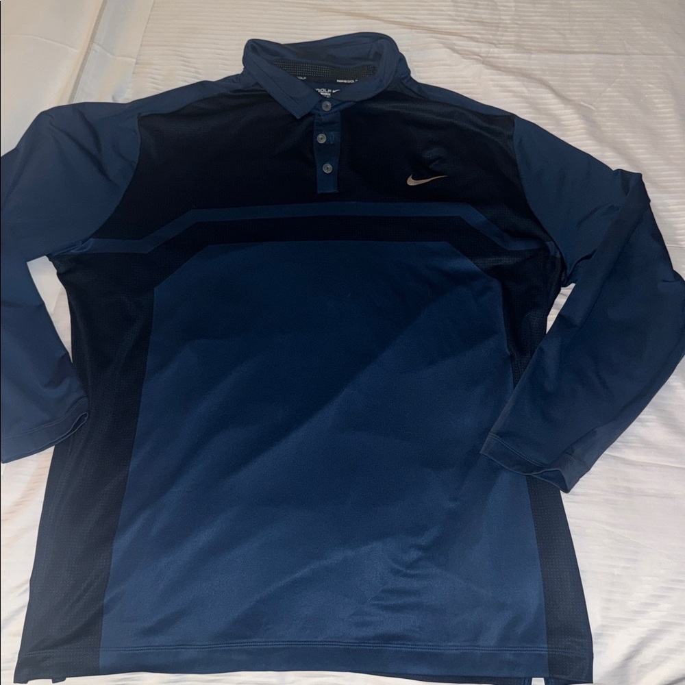Nike Men's Blue Polo Shirt